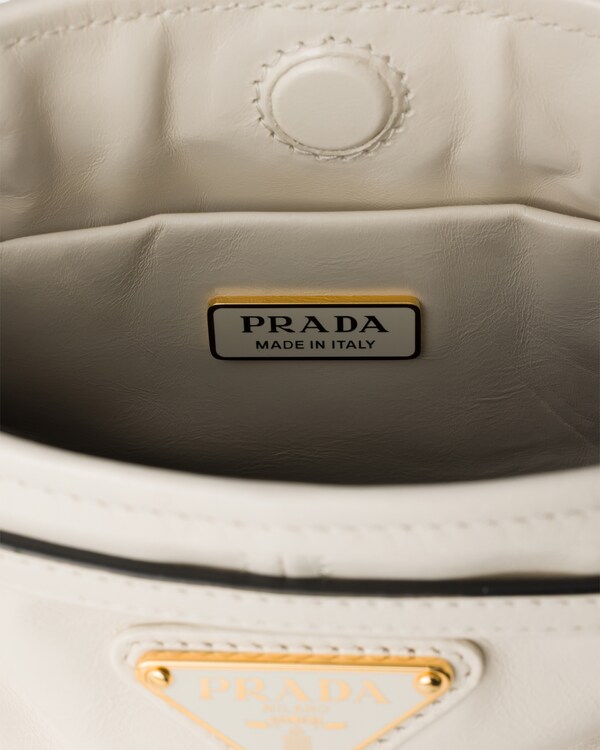 Prada Bonnie 皮革迷你单肩包 - 白色 Prada Bonnie 皮革迷你单肩包 - 白色