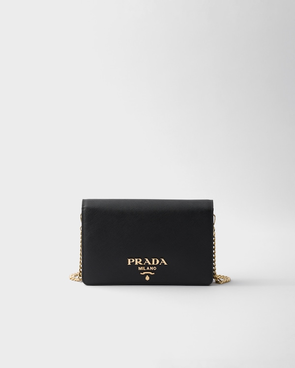 Mini Saffiano Leather bag - Black Mini Saffiano Leather bag - Black