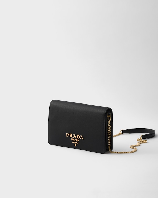 Mini Saffiano Leather bag - Black Mini Saffiano Leather bag - Black