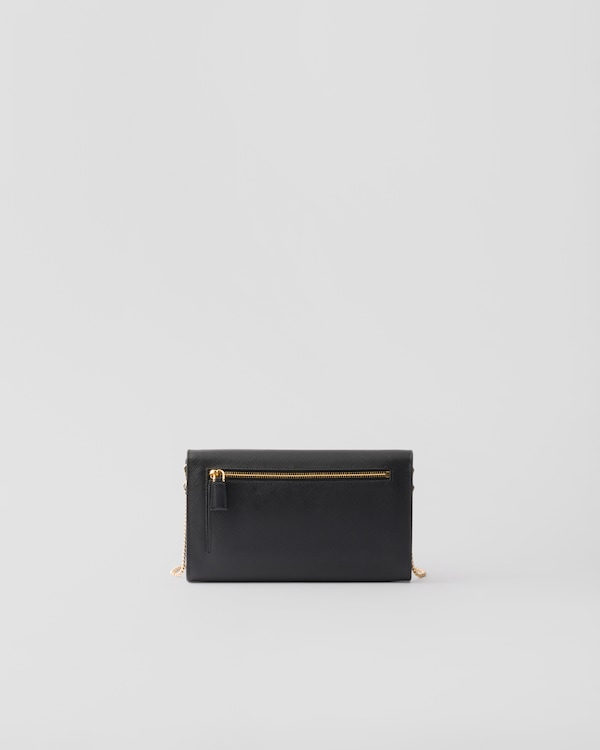 Mini Saffiano leather bag - Black Mini Saffiano leather bag - Black