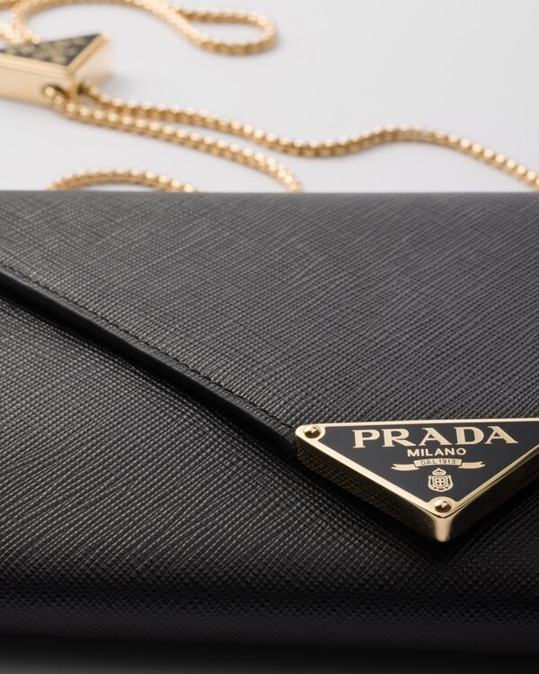 Mini Saffiano leather bag - Black Mini Saffiano leather bag - Black