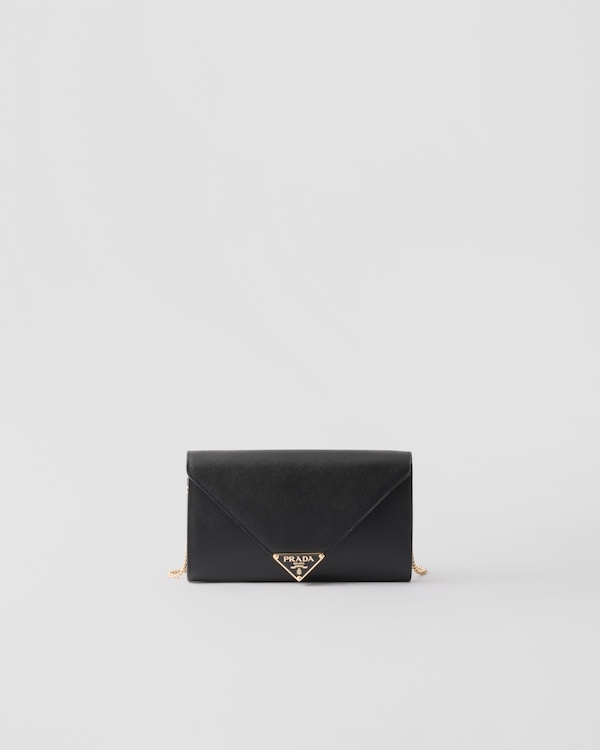 Mini Saffiano leather bag - Black Mini Saffiano leather bag - Black