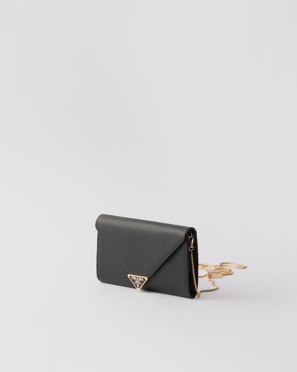 Mini Saffiano leather bag - Black Mini Saffiano leather bag - Black