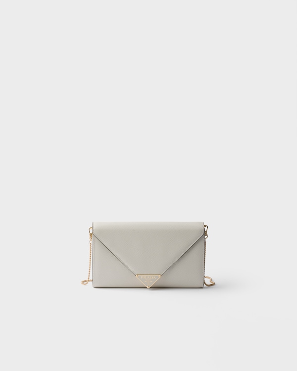 Mini Saffiano leather bag - Chalk White N Mini Saffiano leather bag - Chalk White N