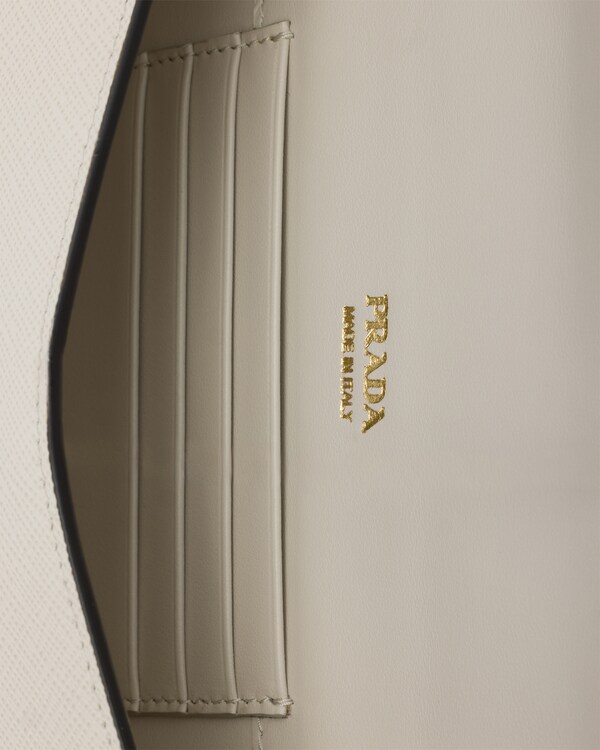Mini Saffiano leather bag - Chalk White N Mini Saffiano leather bag - Chalk White N
