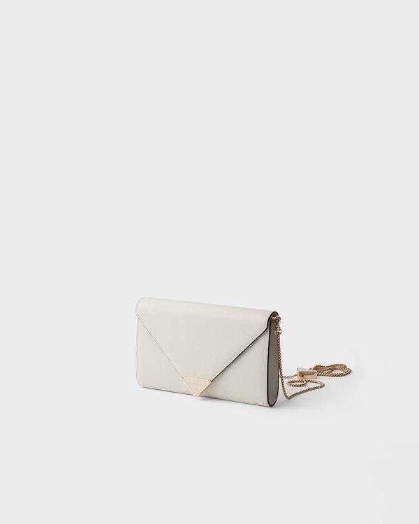 Mini Saffiano leather bag - Chalk White N Mini Saffiano leather bag - Chalk White N
