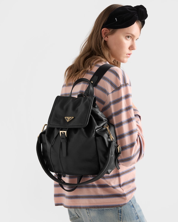Prada Explore medium nappa leather backpack - Black Prada Explore medium nappa leather backpack - Black