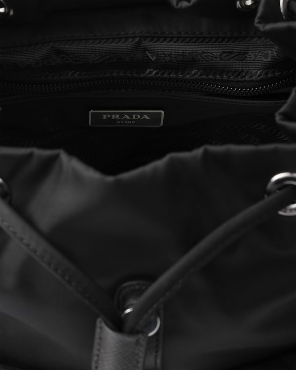 Small Re-Nylon backpack - Black Small Re-Nylon backpack - Black