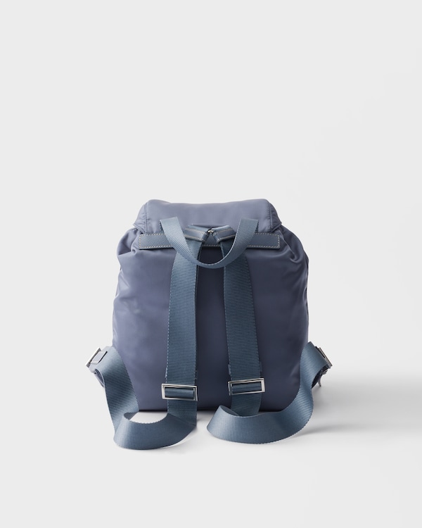 Small Re-Nylon backpack - Aviation Blue Small Re-Nylon backpack - Aviation Blue