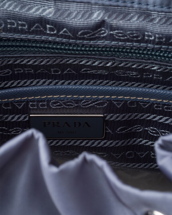 Small Re-Nylon backpack - Aviation Blue Small Re-Nylon backpack - Aviation Blue