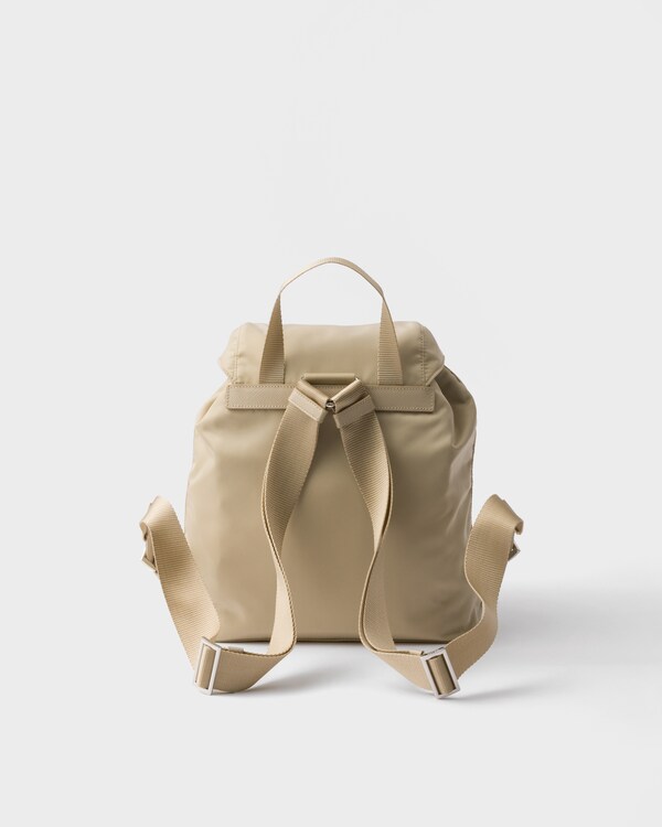 Small Re-Nylon backpack - Desert Beige Small Re-Nylon backpack - Desert Beige
