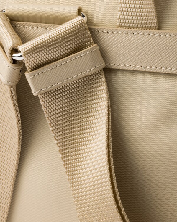 Small Re-Nylon backpack - Desert Beige Small Re-Nylon backpack - Desert Beige
