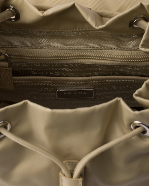 Small Re-Nylon backpack - Desert Beige Small Re-Nylon backpack - Desert Beige
