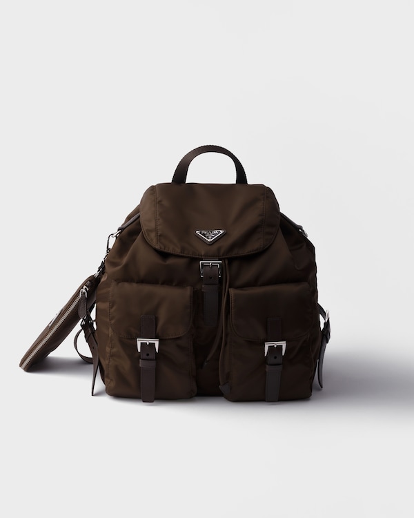 Medium Re-Nylon Backpack - Sienna Medium Re-Nylon Backpack - Sienna