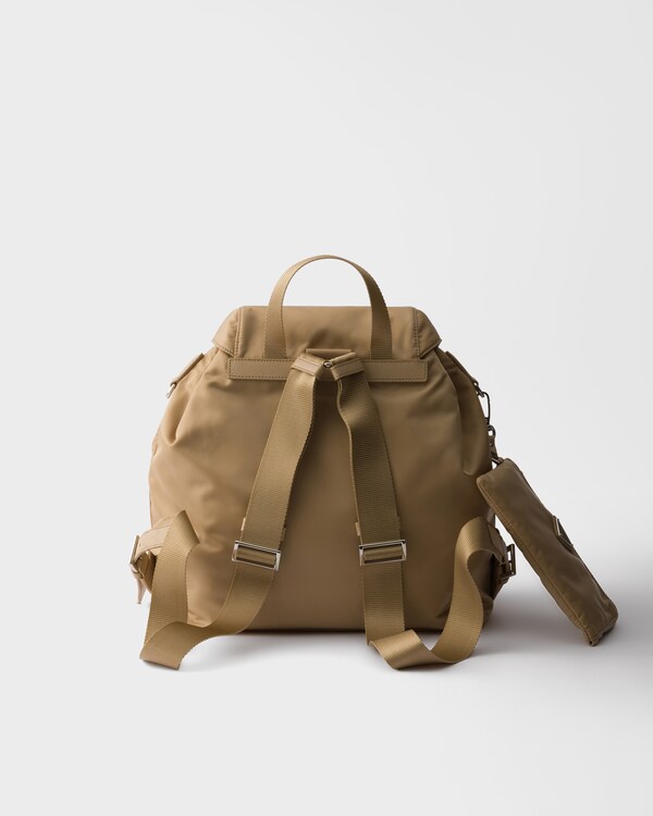 Medium Re-Nylon Backpack - Camel Brown Medium Re-Nylon Backpack - Camel Brown