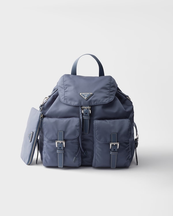 Medium Re-Nylon Backpack - Aviation Blue Medium Re-Nylon Backpack - Aviation Blue