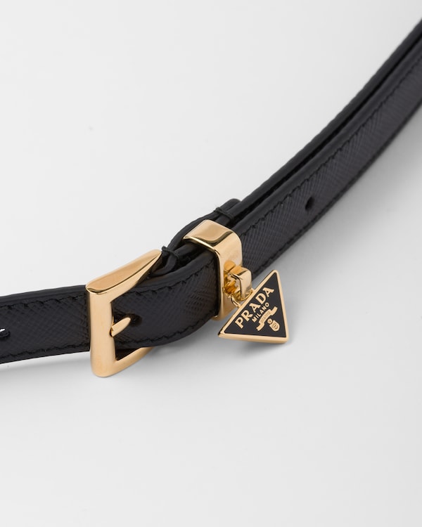 Saffiano belt - Black Saffiano belt - Black