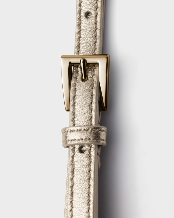 Nappa leather belt - Pyrite Nappa leather belt - Pyrite