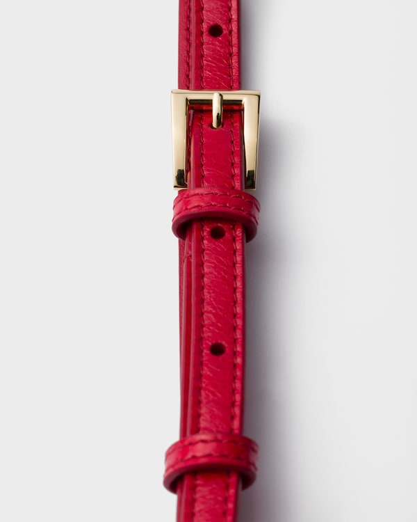 Leather belt - Red Leather belt - Red