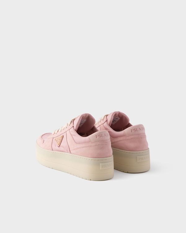 Downtown Bold Re-Nylon and suede sneakers - Peach Downtown Bold Re-Nylon and suede sneakers - Peach