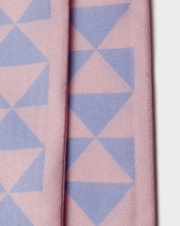 Printed silk tie - Petal/Wisteria Printed silk tie - Petal/Wisteria