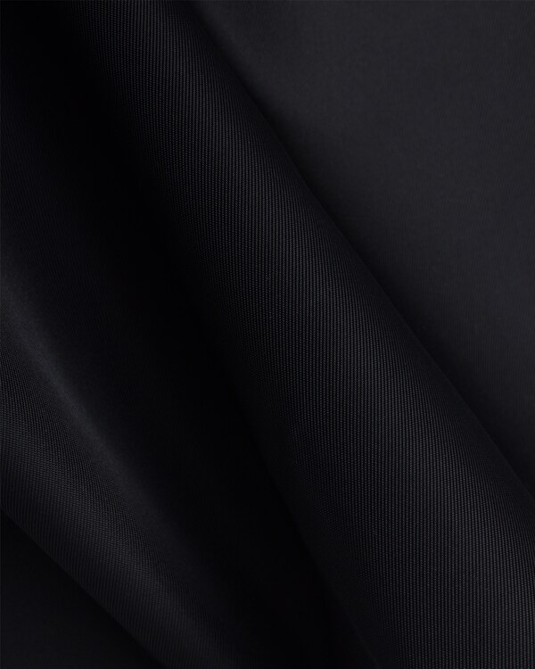 Re-Nylon and leather scarf - Black Re-Nylon and leather scarf - Black