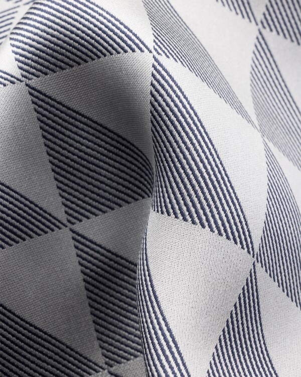 Printed silk scarf - Baltic Blue/Chalk Printed silk scarf - Baltic Blue/Chalk