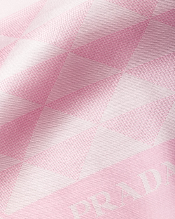 Printed silk scarf - Alabaster White/White Printed silk scarf - Alabaster White/White
