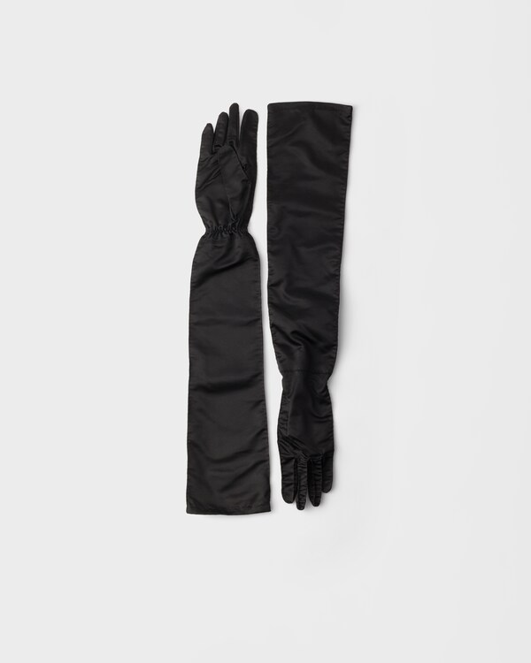 Satin gloves - Black Satin gloves - Black