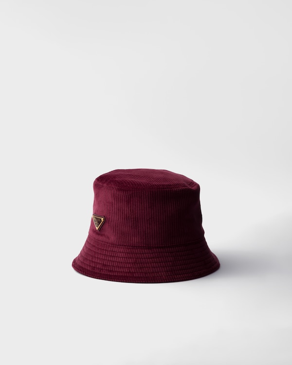 Corduroy bucket hat - Burgundy Corduroy bucket hat - Burgundy