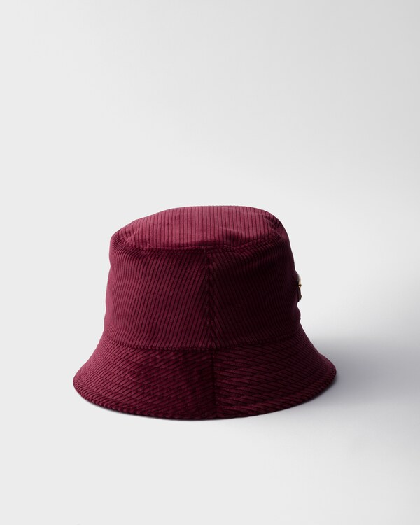 Corduroy bucket hat - Burgundy Corduroy bucket hat - Burgundy