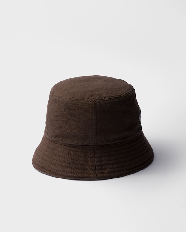 Cotton bucket hat - Brown Cotton bucket hat - Brown
