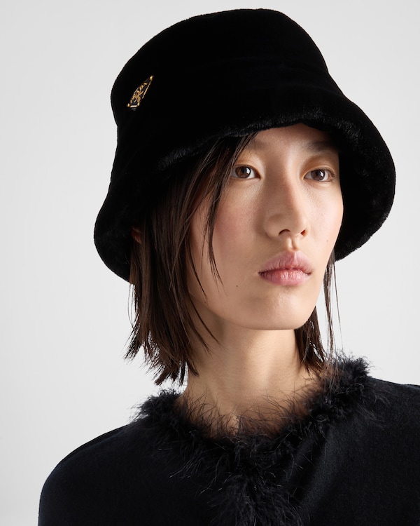 Fabric bucket hat - Black Fabric bucket hat - Black