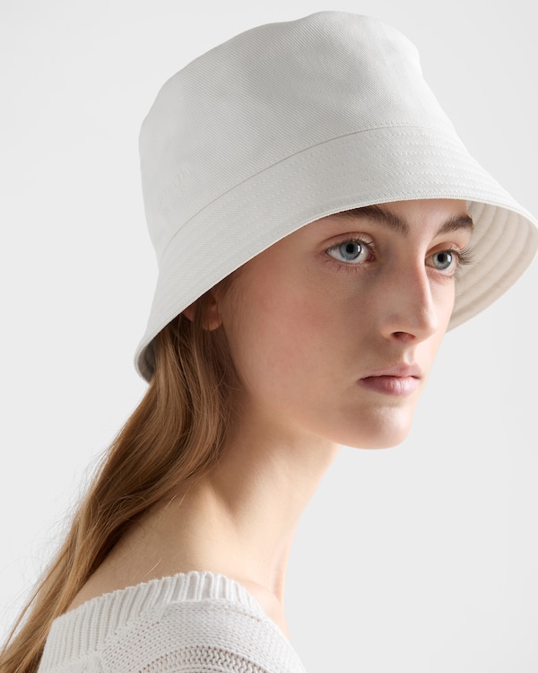 Drill bucket hat - White Drill bucket hat - White
