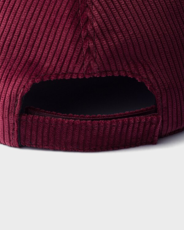 Corduroy baseball cap - Burgundy Corduroy baseball cap - Burgundy