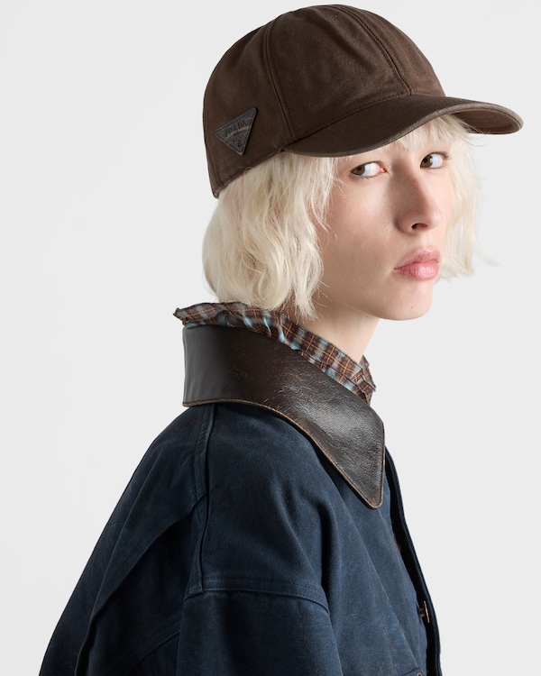 Cotton baseball cap - Brown Cotton baseball cap - Brown