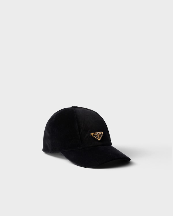 Velvet baseball cap - Black Velvet baseball cap - Black