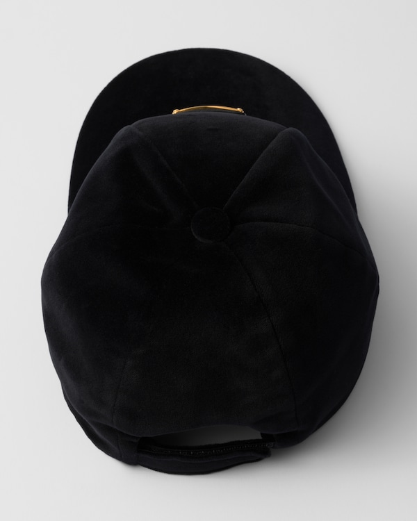 Velvet baseball cap - Black Velvet baseball cap - Black