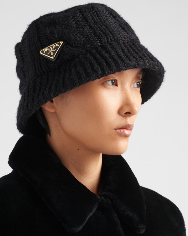 Wool bucket hat - Black Wool bucket hat - Black