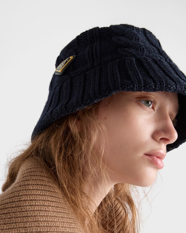 Wool bucket hat - Navy Wool bucket hat - Navy