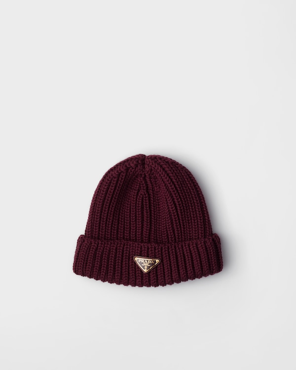 Wool beanie - Amaranth Red Wool beanie - Amaranth Red