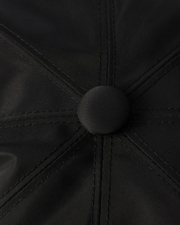 Re-Nylon newsboy cap - Black Re-Nylon newsboy cap - Black
