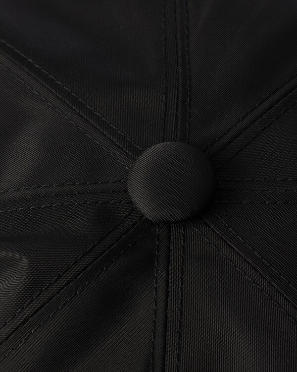 Re-Nylon newsboy cap - Black Re-Nylon newsboy cap - Black