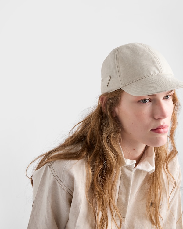 Denim baseball cap - Ecru Denim baseball cap - Ecru