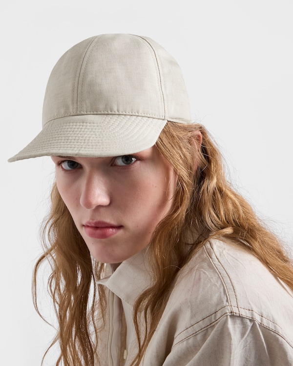 Denim baseball cap - Ecru Denim baseball cap - Ecru