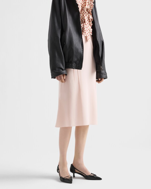 Open-side leather pumps - Black Open-side leather pumps - Black