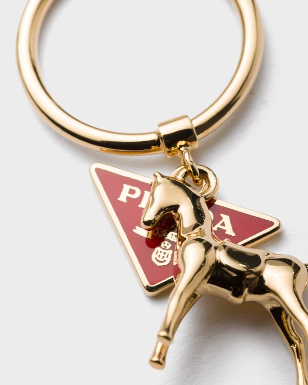 Metal and enamel ring - Fire Engine Red/Gold Metal and enamel ring - Fire Engine Red/Gold