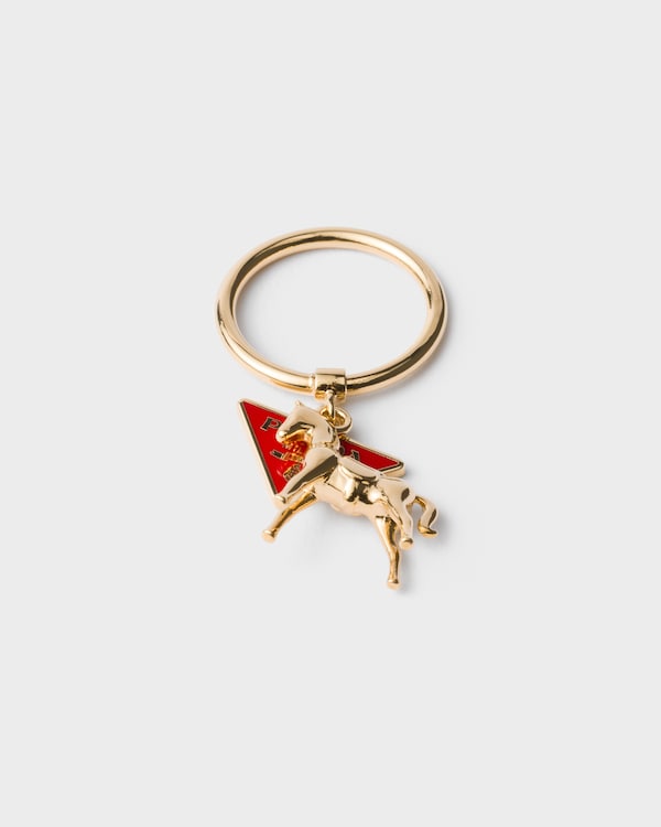 Metal and enamel ring - Fire Engine Red/Gold Metal and enamel ring - Fire Engine Red/Gold