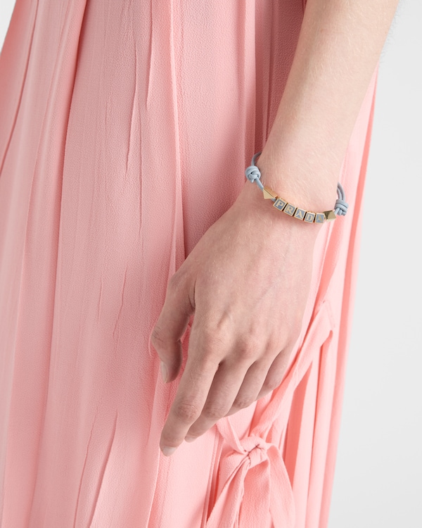 Nappa leather bracelet - Astral Blue Nappa leather bracelet - Astral Blue