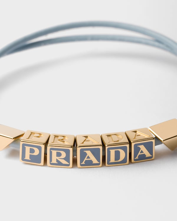 Nappa leather bracelet - Astral Blue Nappa leather bracelet - Astral Blue